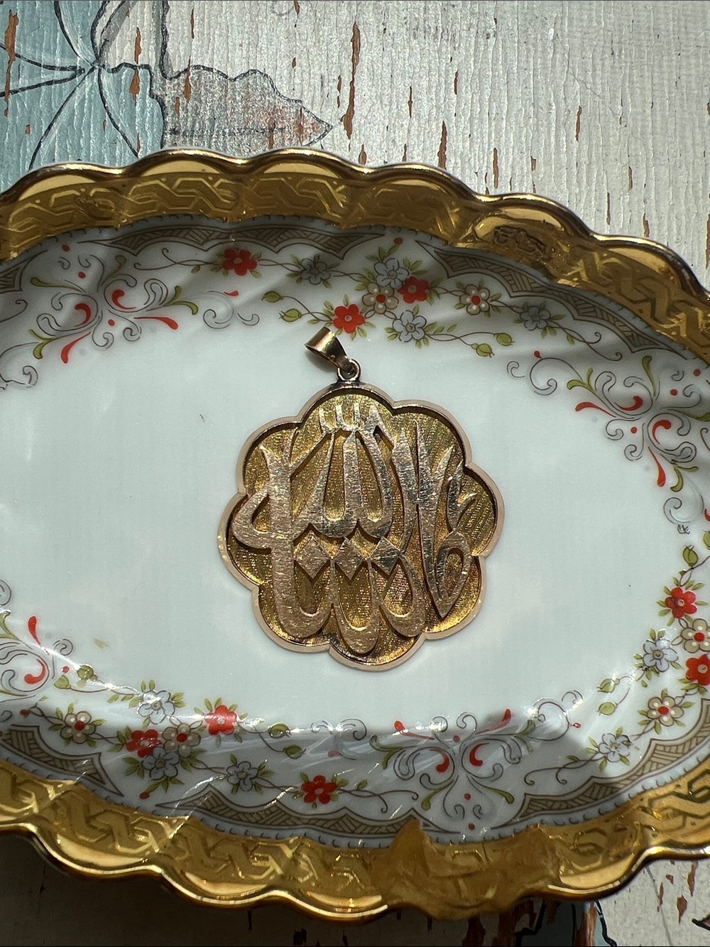 Mashallah 18k new pendant